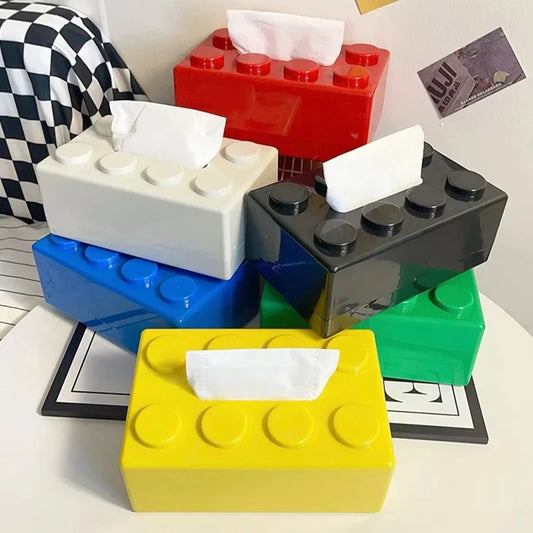 LEGO Shaped Tissue Holder