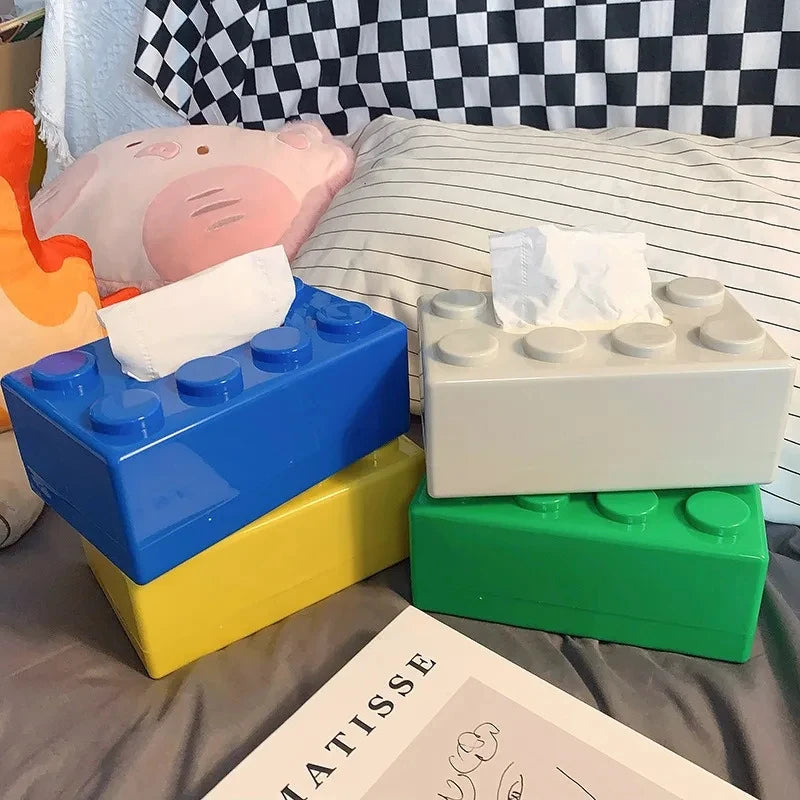 LEGO Shaped Tissue Holder