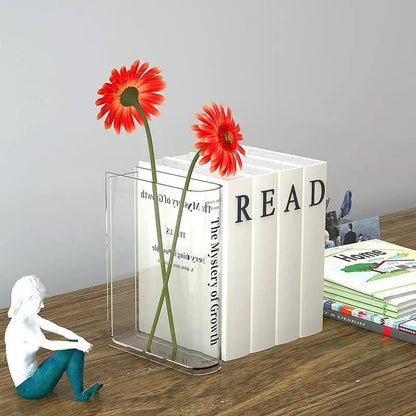 Book Flower Vase