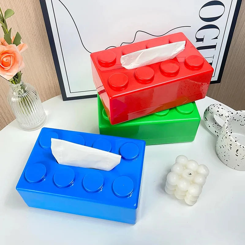 LEGO Shaped Tissue Holder