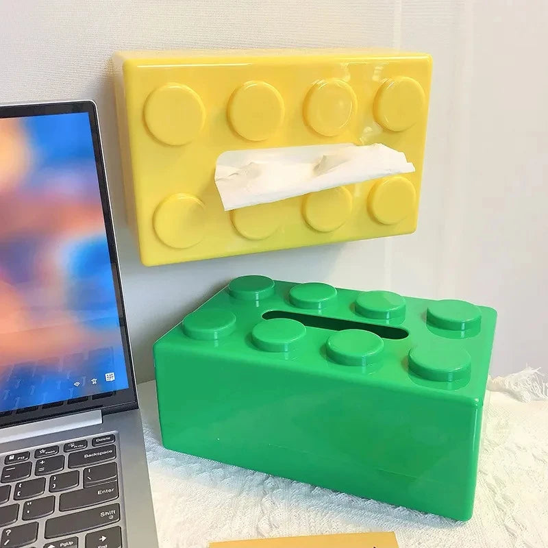 LEGO Shaped Tissue Holder